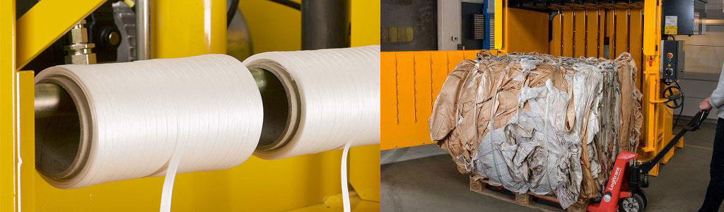 Baler Press Strapping
